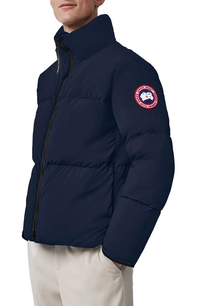 Shop Canada Goose Lawrence Water Repellent 750 Fill Power Down Puffer Jacket In Atlantic Navy