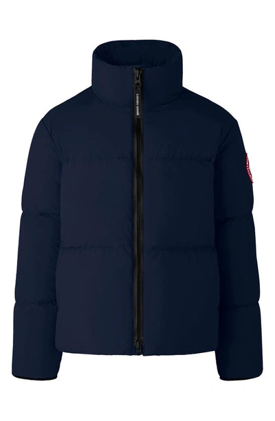 Shop Canada Goose Lawrence Water Repellent 750 Fill Power Down Puffer Jacket In Atlantic Navy