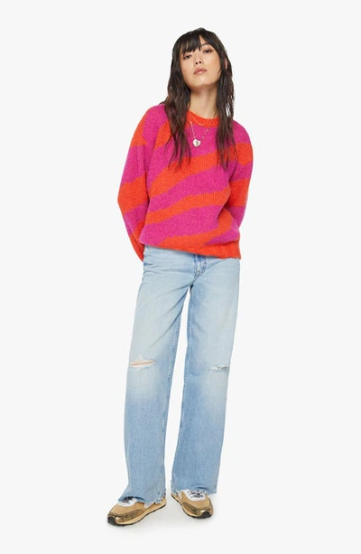Shop Mother The Biggie Stripe Sweater In Now You See Me Now You Dont