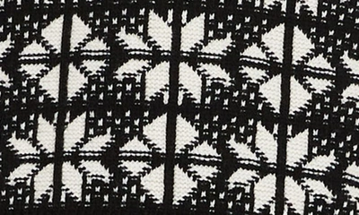 Shop Weekend Max Mara Golden Snowflake Virgin Wool Sweater In Black