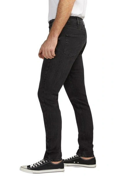 Shop Silver Jeans Co. Risto Athletic Fit Skinny Leg Jeans In Black