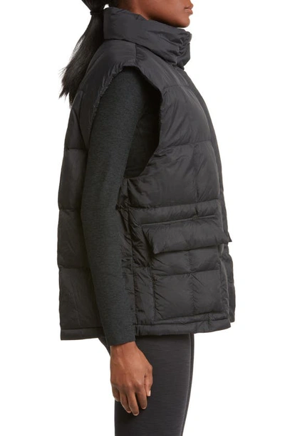 Shop Beyond Yoga Quilted Puffer Vest In Black