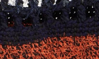 Shop Waste Yarn Project Carmen One Of A Kind Crochet Tote In Blue Multi
