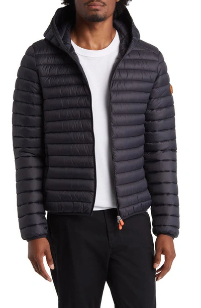 Save The Duck Donald Padded Short Jacket In Blue