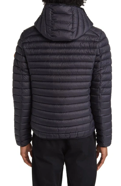 Save The Duck Donald Padded Short Jacket In Blue