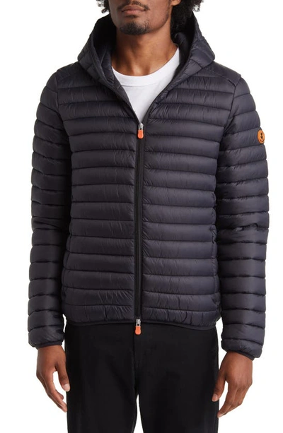 Save The Duck Donald Padded Short Jacket In Blue
