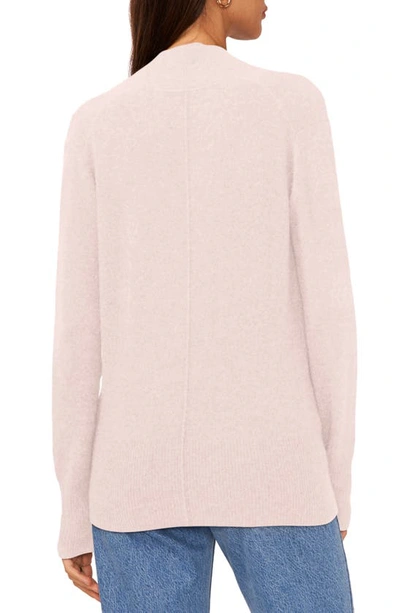 1.state Cross Front Long Sleeve Sweater In Pink Lotus