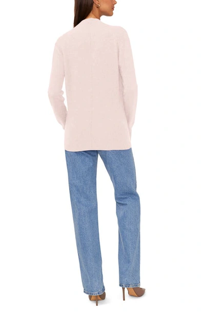 1.state Cross Front Long Sleeve Sweater In Pink Lotus