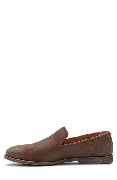 Shop Frye Chris Venetian Loafer In Ginger - Waxed Suede Leather