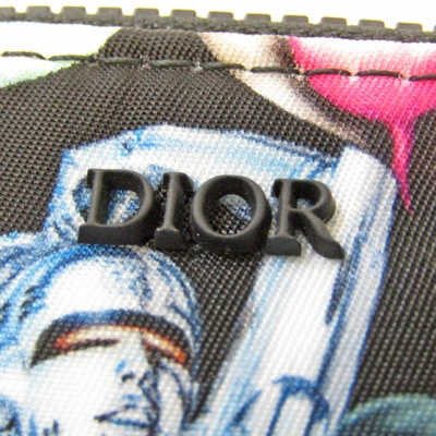 Shop Dior Multicolour Canvas Clutch Bag ()
