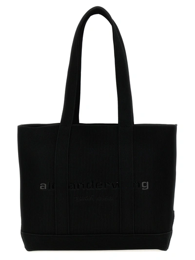 Shop Alexander Wang Knit Medium Tote Bag Black