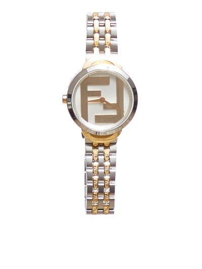 Shop Fendi Stainless Watch In Metallic