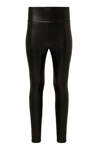 Shop Weworewhat Faux Leather Leggings In Black
