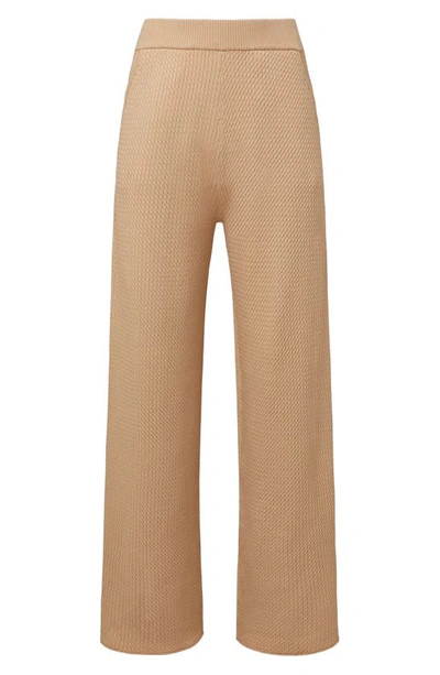 Shop Weworewhat We Wore What Cable Knit Pull-on Pants In Beige
