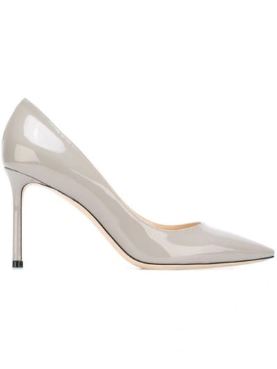 Jimmy Choo 'romy 85' Pumps - Grey In Grey