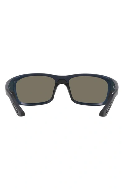 Costa Del Mar Jose Pro 62mm Polarized Oversize Rectangular Sunglasses In Blue