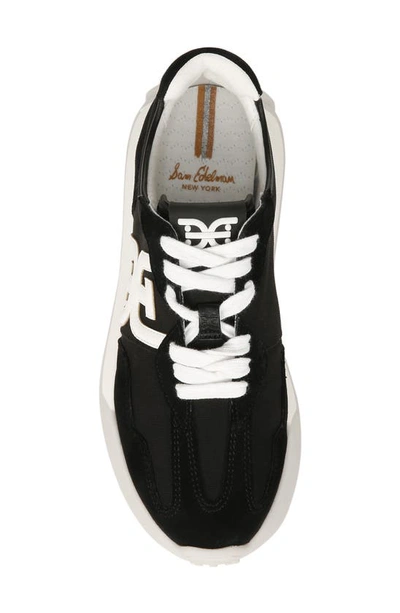 Sam Edelman Langley Lace Up Sneaker In Black