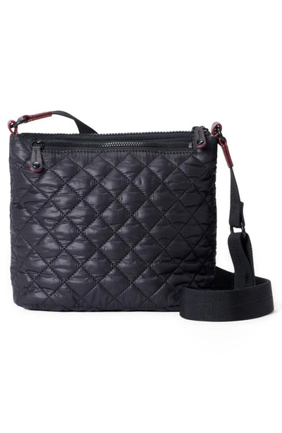 Mz Wallace Metro Scout Deluxe Quilted Crossbody Bag In Black