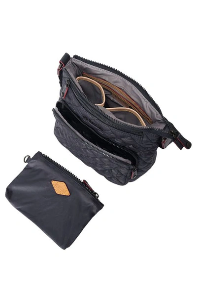 Mz Wallace Metro Scout Deluxe Quilted Crossbody Bag In Black