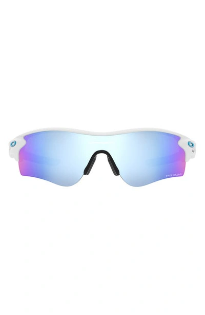 Shop Oakley 38mm Radarlock® Path® Wrap Sunglasses In White