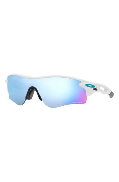 Shop Oakley 38mm Radarlock® Path® Wrap Sunglasses In White