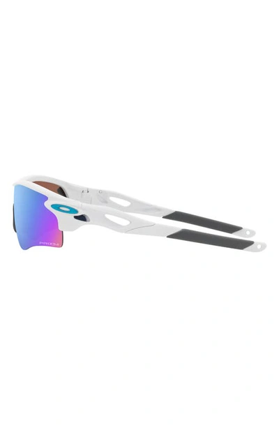 Shop Oakley 38mm Radarlock® Path® Wrap Sunglasses In White