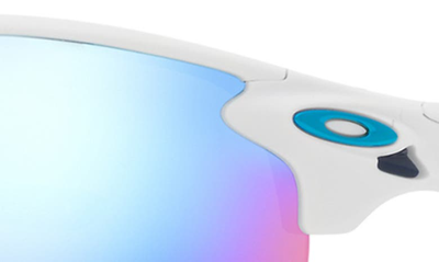 Oakley 38mm Radarlock® Path® Wrap Sunglasses In White