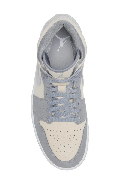 Shop Jordan Air  1 Mid Se Basketball Shoe In Coconut Milk/ Particle Grey