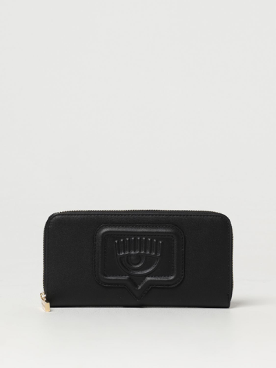 Shop Chiara Ferragni Wallet  Woman Color Black