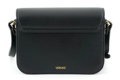 Shop Versace Black Calf Leather Shoulder Women's Bag