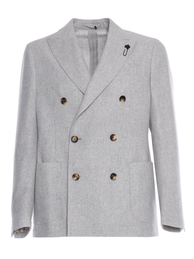 Shop Lardini Advance Jacket In Gray