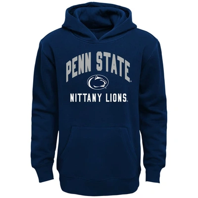 Shop Outerstuff Toddler Navy/gray Penn State Nittany Lions Play-by-play Pullover Fleece Hoodie & Pants Set