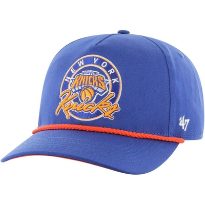 Shop 47 ' Blue New York Knicks Ring Tone Hitch Snapback