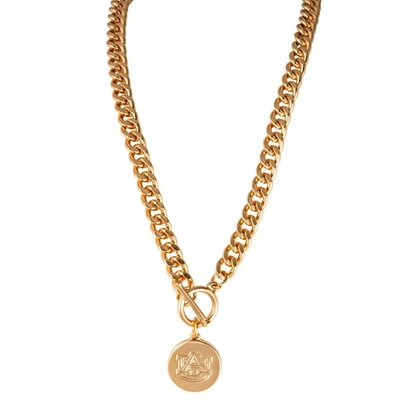 Shop Shelby & Grace Auburn Tigers Ramsey Gold Necklace