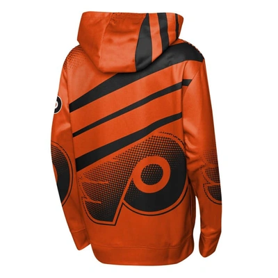 Shop Outerstuff Youth Orange Philadelphia Flyers Home Ice Advantage Pullover Hoodie