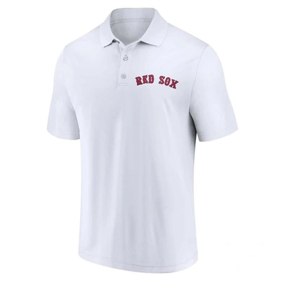 Shop Fanatics Branded Navy/white Boston Red Sox Two-pack Logo Lockup Polo Set