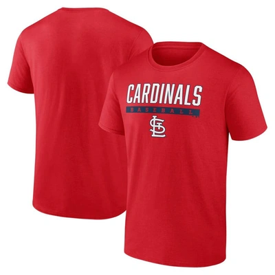 Shop Fanatics Branded Red St. Louis Cardinals Power Hit T-shirt