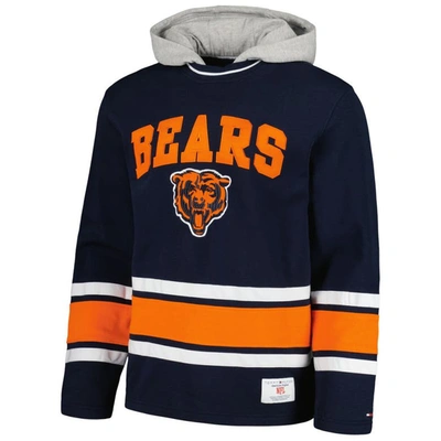 Shop Tommy Hilfiger Navy Chicago Bears Ivan Fashion Pullover Hoodie