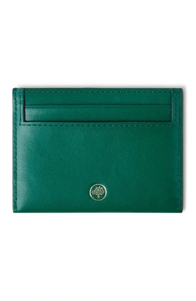 Shop Mulberry Leather Card Case In Malachite