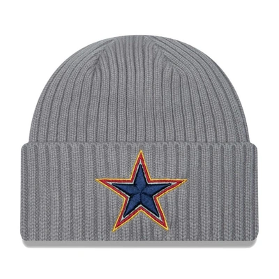 Shop New Era Gray Dallas Cowboys Color Pack Multi Cuffed Knit Hat