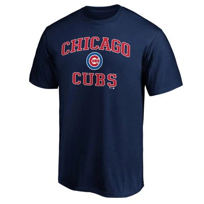 Shop Fanatics Branded Navy Chicago Cubs Team Heart & Soul T-shirt