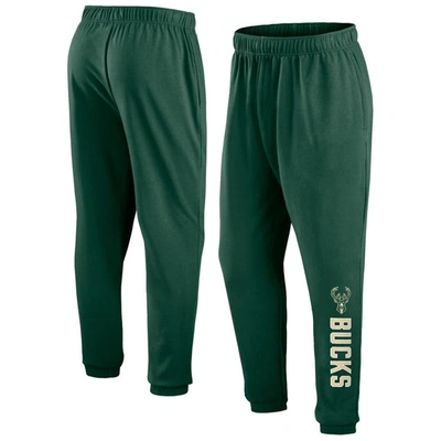 Shop Fanatics Branded  Hunter Green Milwaukee Bucks Big & Tall Chop Block Pants