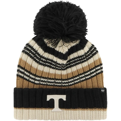Shop 47 ' Khaki Tennessee Volunteers Barista Cuffed Knit Hat With Pom