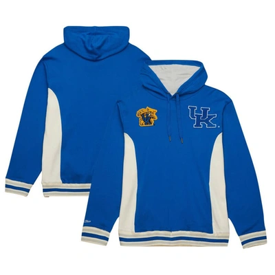 Shop Mitchell & Ness Royal Kentucky Wildcats Team Legacy French Terry Pullover Hoodie