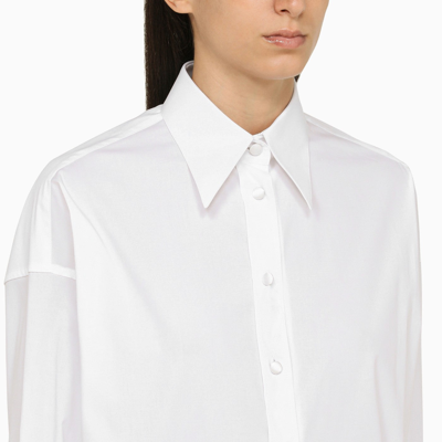 Shop Dolce & Gabbana Dolce&gabbana White Poplin Shirt