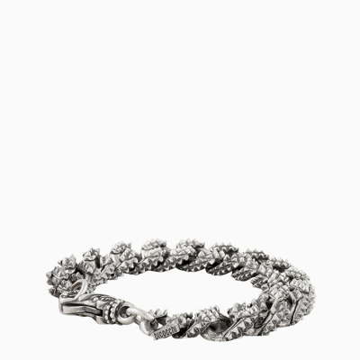 Shop Emanuele Bicocchi Chain Bracelet In Silver