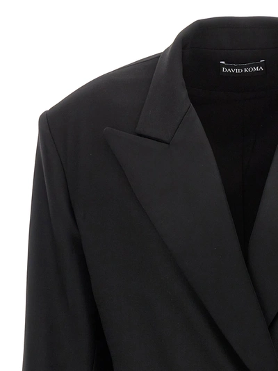 David Koma 'tailored Tuxedo' Blazer With Structured Shoulders