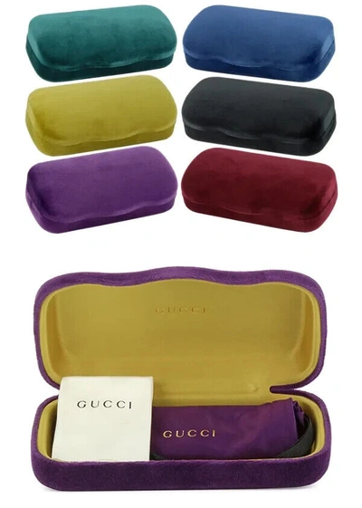 Pre-owned Gucci Sunglasses Gg0003s 004 Red/crystal W/silver Mirrored Lens