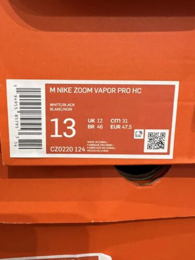 Pre-owned Nike Zoom Vapor Pro Hc Cz0220 White Tennis Sneaker