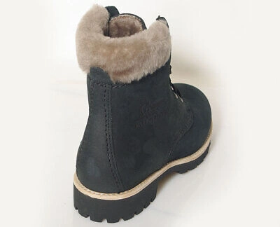 Pre-owned Panama Jack Panama 03 Igloo B39 Chukka Boots Nobuck Negro Black
